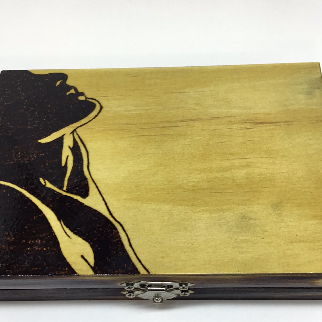 Woman card holder