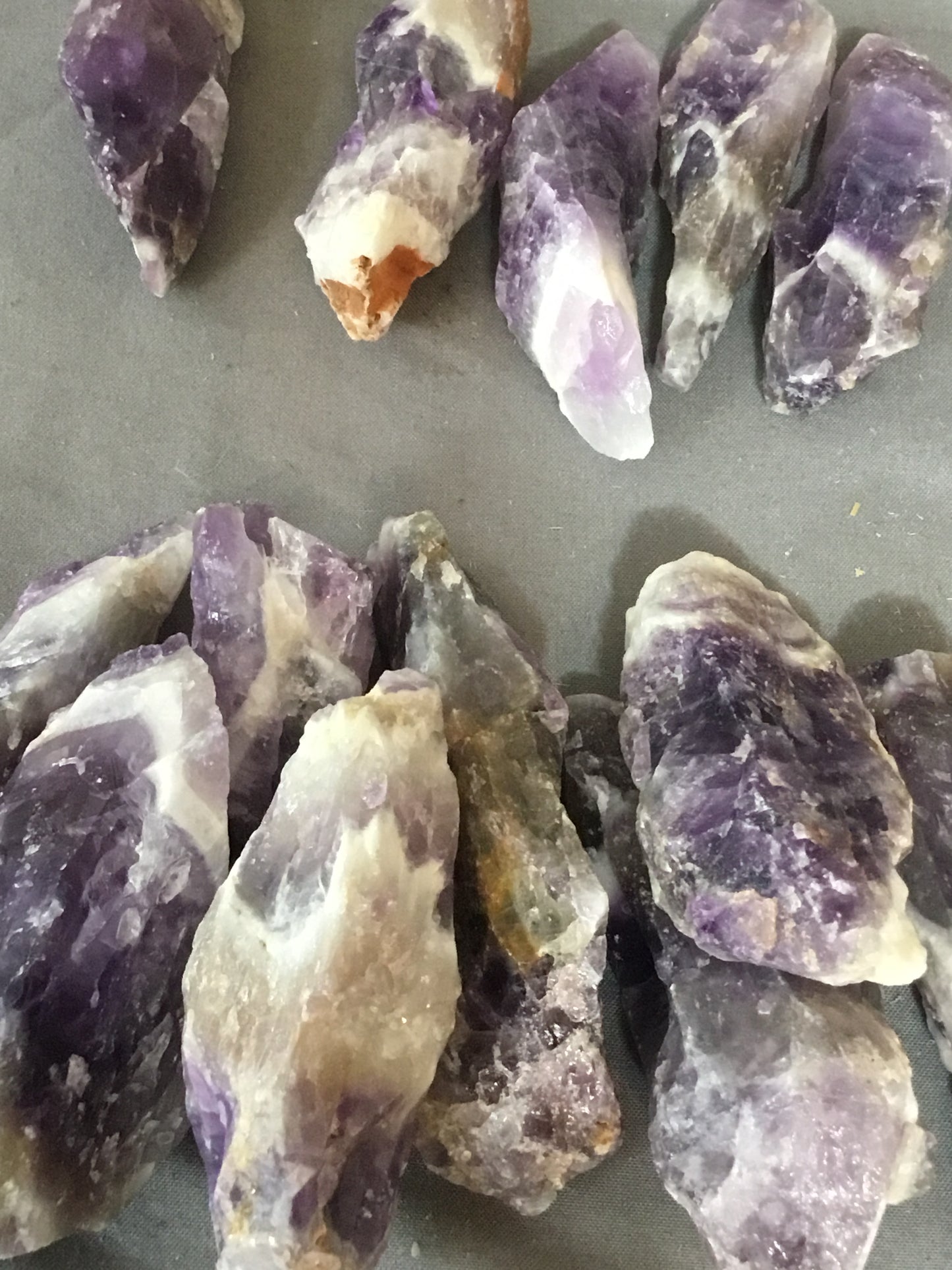 Amethyst raw tooth