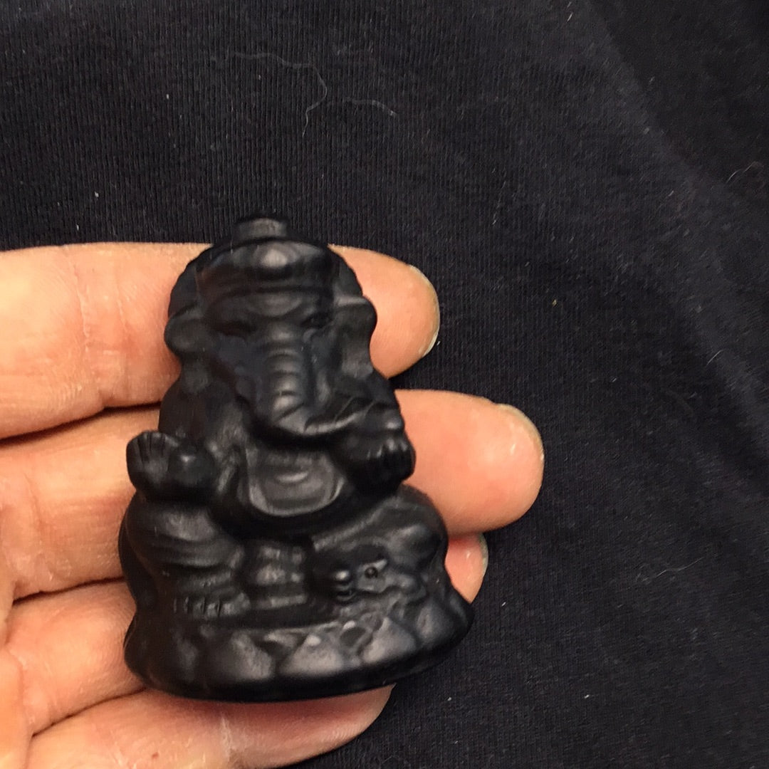 Obsidian Ganesha