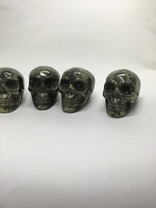 Pyrite skull