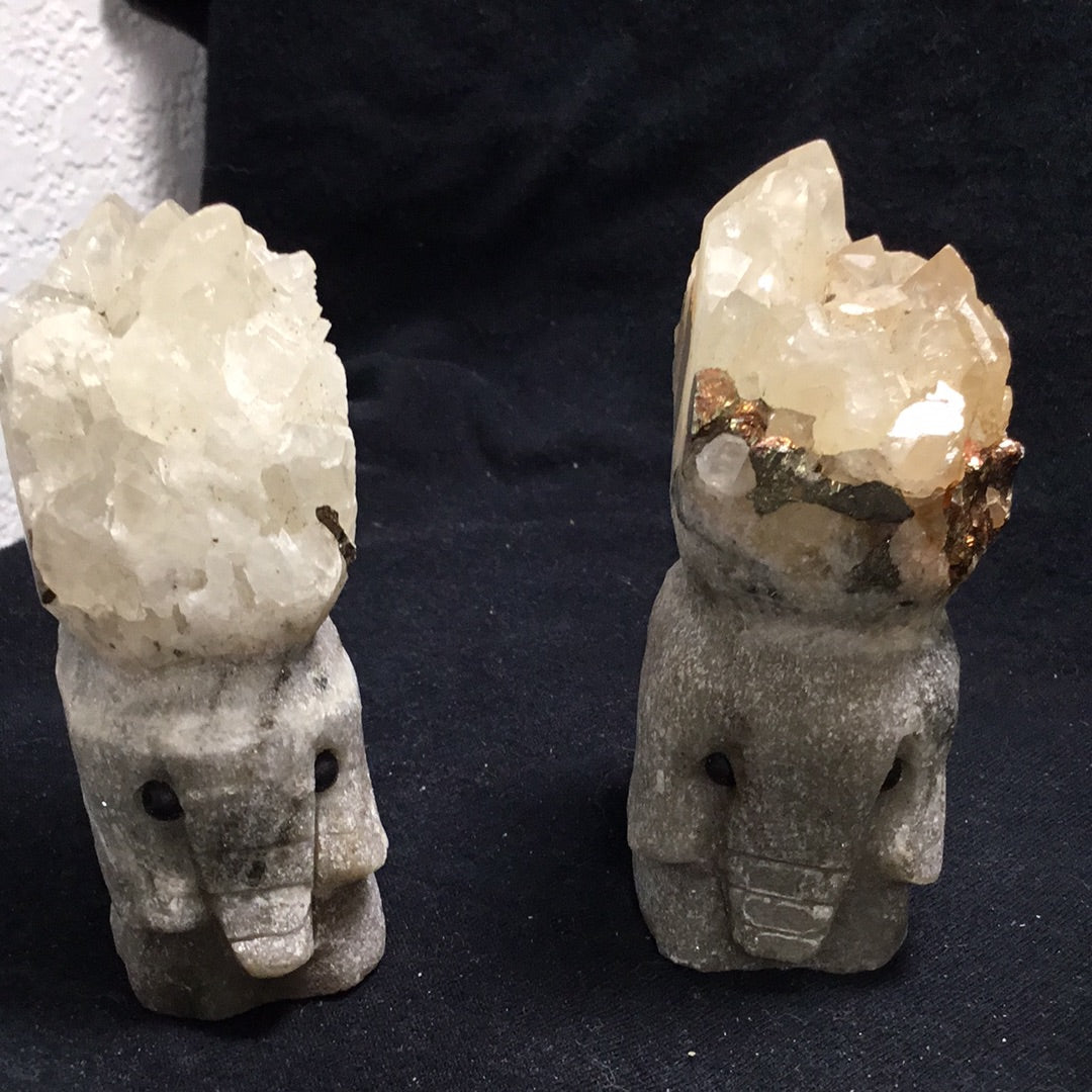 Quartz cluster elephant