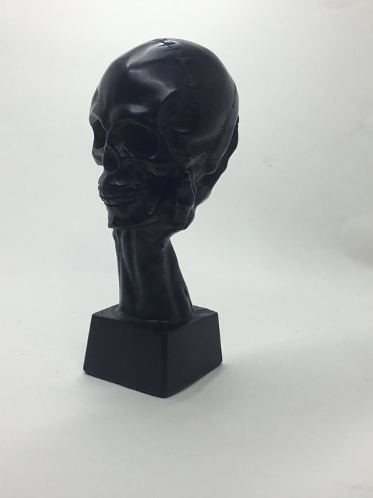 Obsidian hand skull