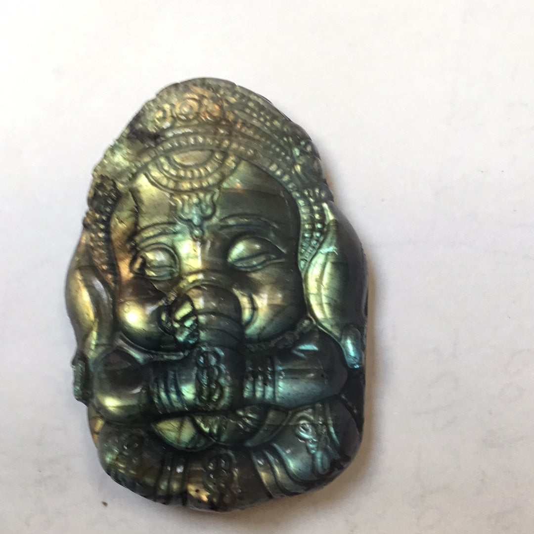 Labradorite carving