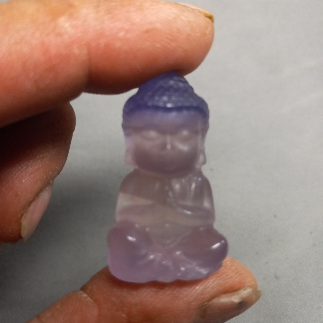 Fluorite buddha