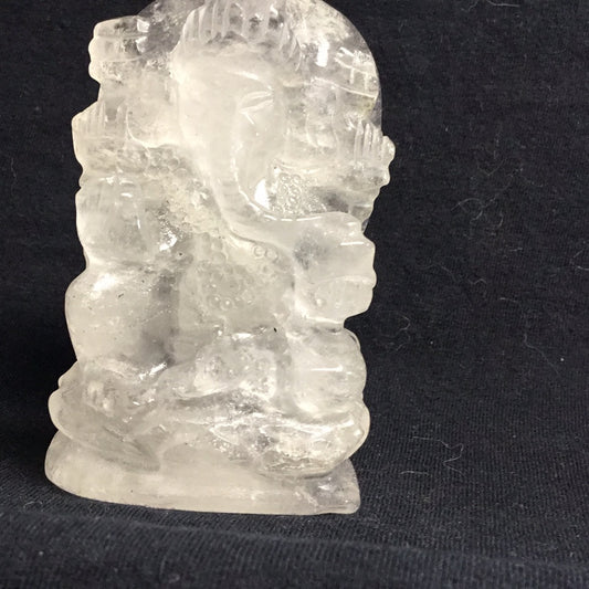 Clear quartz Ganesha